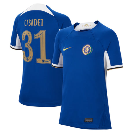 Chelsea Cup Nike Home Stadium Shirt 2023-24 - Kids with Casadei 31 printing