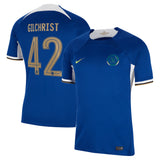Chelsea Cup Nike Home Stadium Shirt 2023-24 with Gilchrist 42 printing
