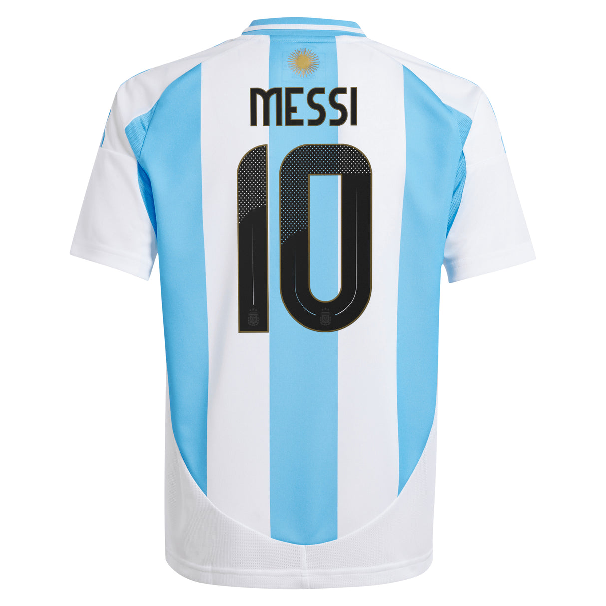 Argentina adidas Home Shirt 2024 - Kids with Messi 10 printing