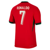 Portugal Nike Home Dri-FIT ADV Match Shirt 2024 with Ronaldo 7 printing