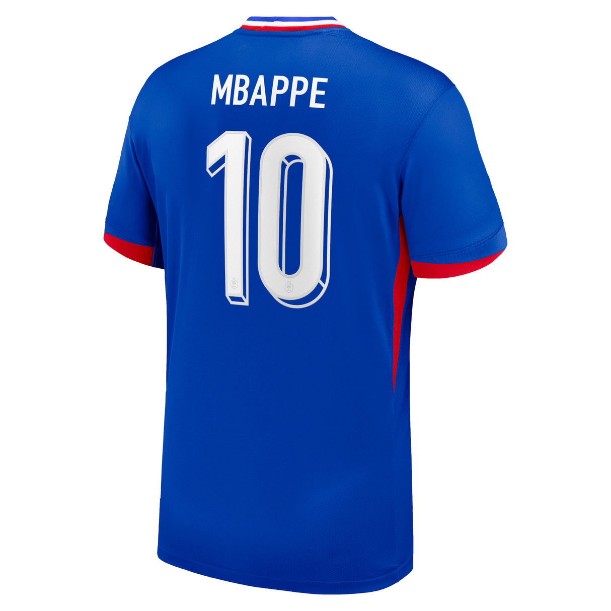 France Nike Home Stadium Shirt 2024 with Mbappe 10 printing