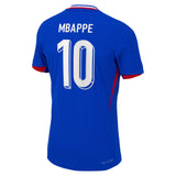 France Nike Dri-FIT ADV Home Match Shirt 2024 with Mbappe 10 printing