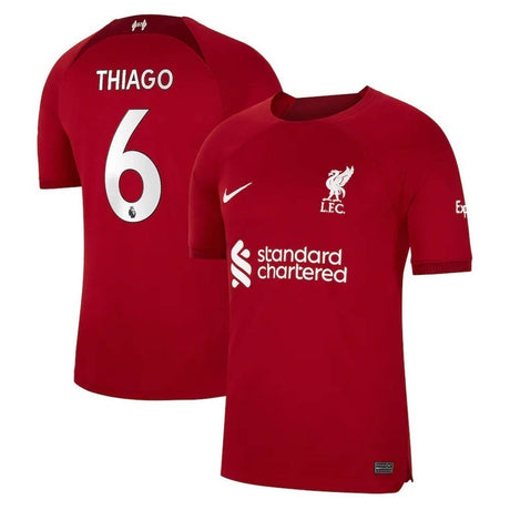 Thiago Alcantara Liverpool 6 Jersey - Kit Captain